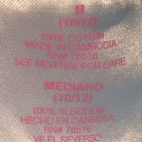 --- VINTAGE Blue Hoodie Hooded Top with Cookie Girl Size Medium 10 12 - Picture 3 of 4